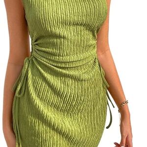 Women's Ruched Bodycon Mini Dress